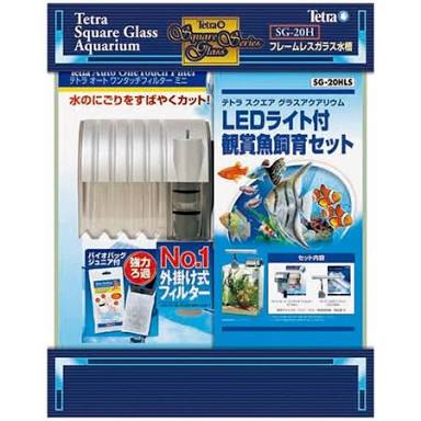 テトラ LEDライト付 観賞魚飼育セット SG-20HLS ポロロッカ足柄